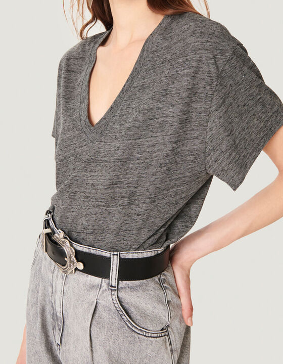 GOSTA SHORT SLEEVE V NECK T SHIRT